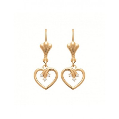 Boucles d'oreilles Coque de Nacre Plaqué Or 750 23062910