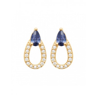Boucles d'oreilles Coque de Nacre Plaqué Or 750 23062860