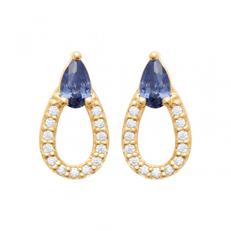Boucles d'oreilles Coque de Nacre Plaqué Or 750 23062860