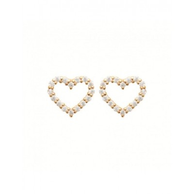 Boucles d'oreilles Coque de Nacre Plaqué Or 23061510