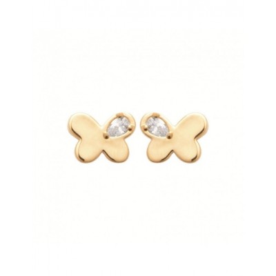 Boucles d'oreilles Coque de Nacre Plaqué Or 750 23060610