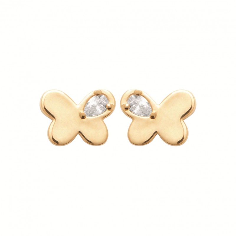 Boucles d'oreilles Coque de Nacre Plaqué Or 750 23060610