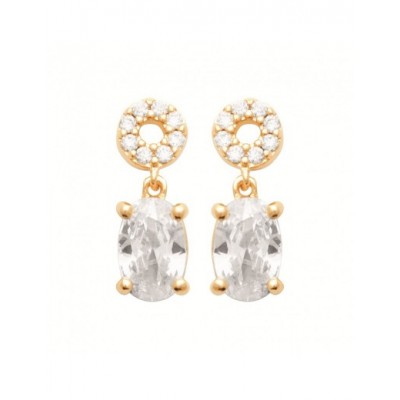 Boucles d'oreilles Coque de Nacre Plaqué Or 23057710