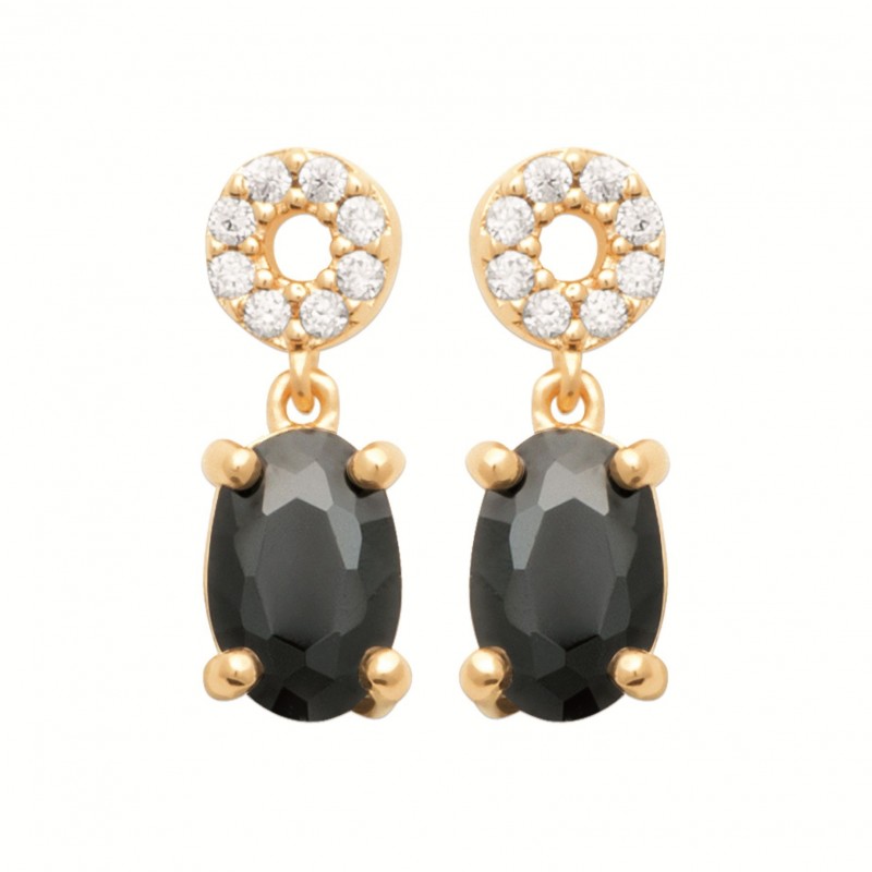 Boucles d'oreilles Coque de Nacre Plaqué Or 23057707
