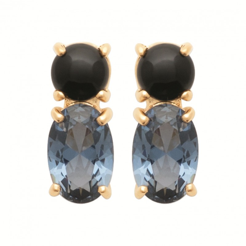Boucles d'oreilles Coque de Nacre Plaqué Or 750 23057407