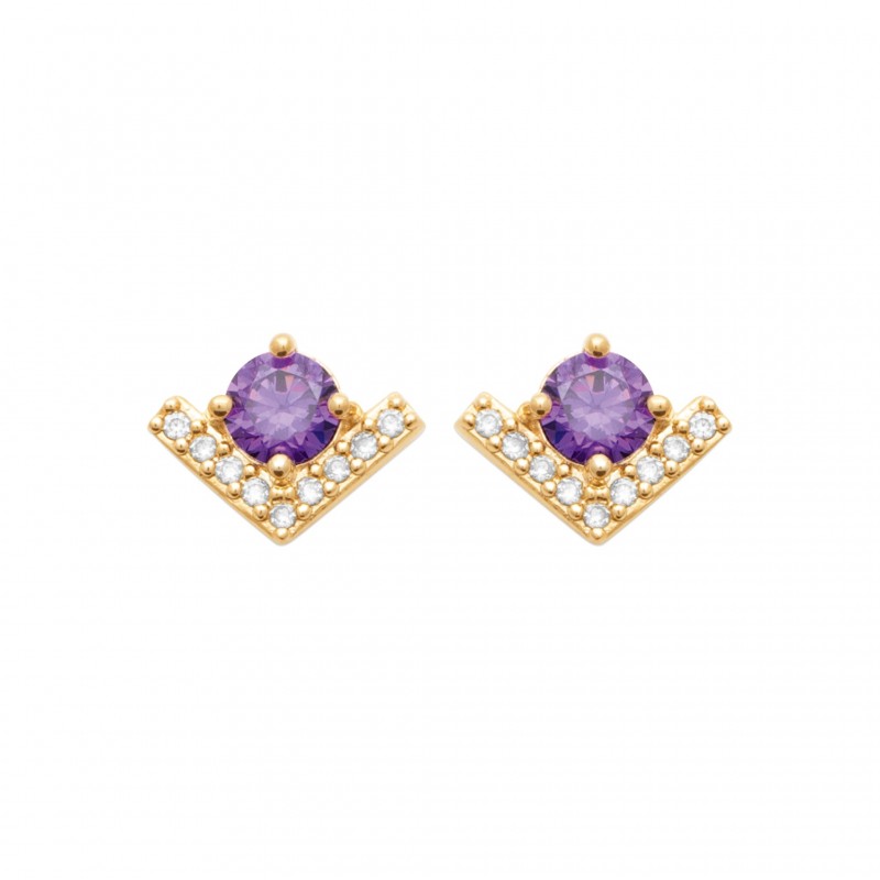 Boucles d'oreilles Coque de Nacre Plaqué Or 23055370