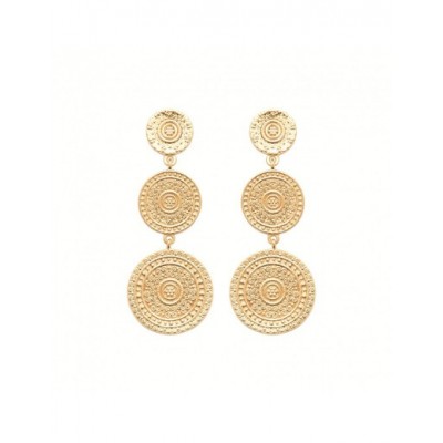 Boucles d'oreilles Coque de Nacre Plaqué Or 750 23051700