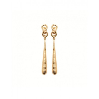 Boucles d'oreilles Coque de Nacre Plaqué Or 23050400