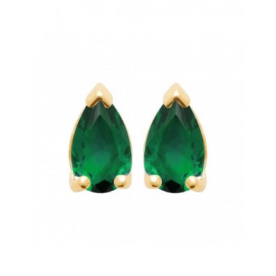 Boucles d'oreilles Coque de Nacre Plaqué Or et pierre 23046050