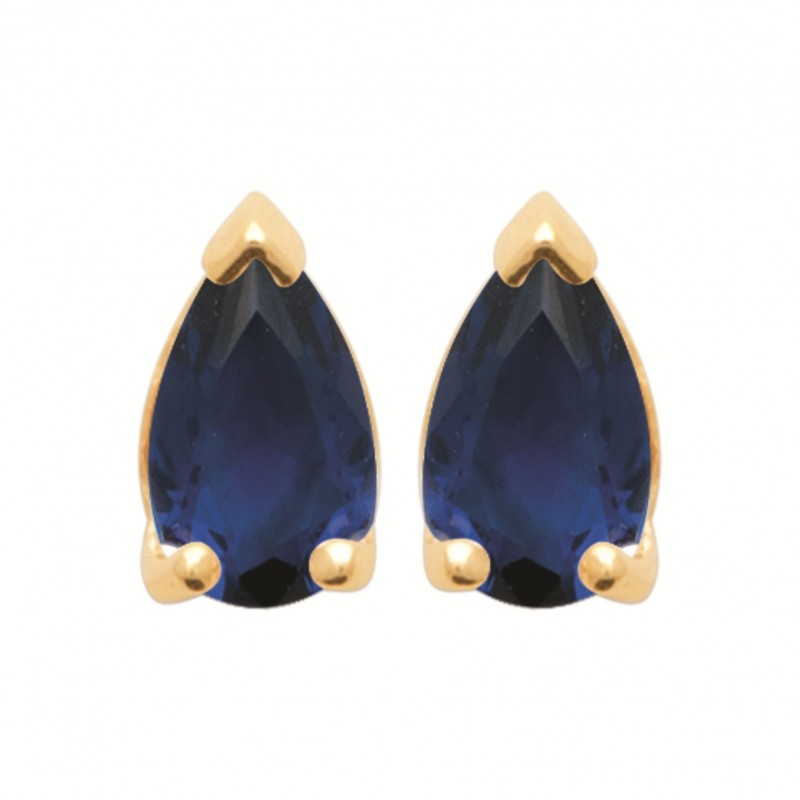 Boucles d'oreilles Coque de Nacre Plaqué Or et pierre 23046040