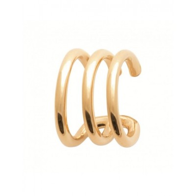 Boucle d'oreille Coque de Nacre Plaqué Or 750 23035300