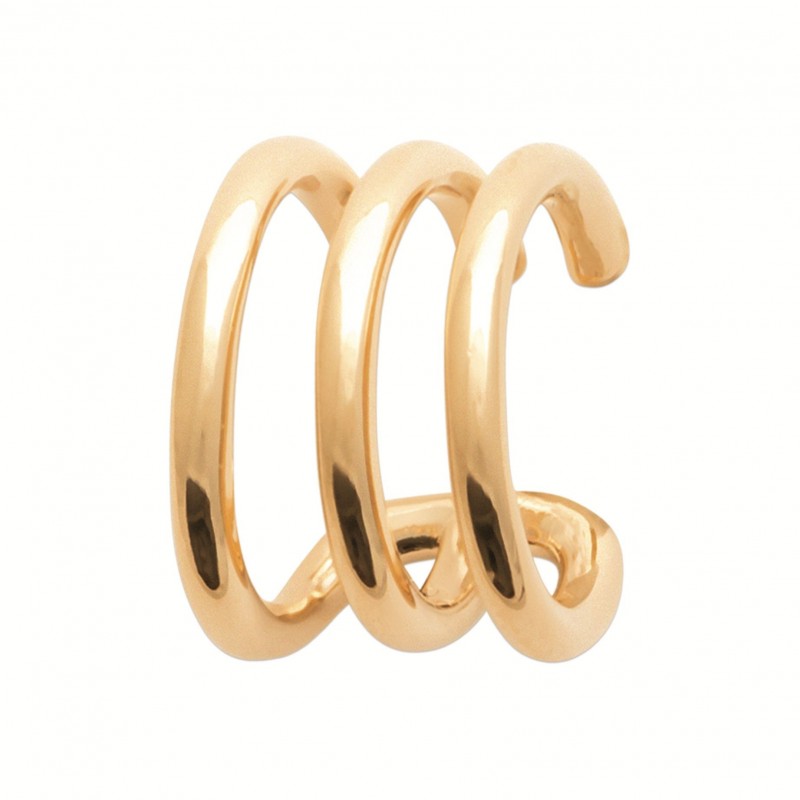 Boucle d'oreille Coque de Nacre Plaqué Or 750 23035300