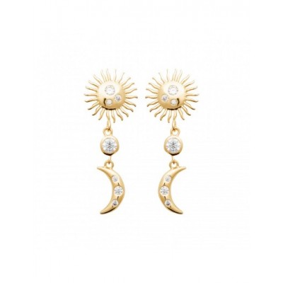 Boucles d'oreilles Coque de Nacre Plaqué Or 750 23026610