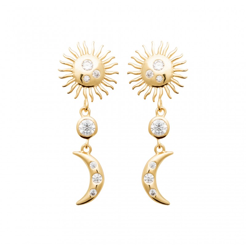 Boucles d'oreilles Coque de Nacre Plaqué Or 750 23026610