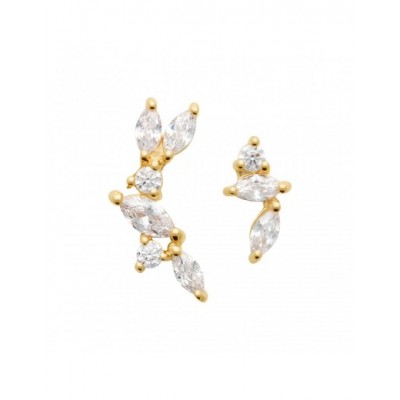 Boucles d'oreilles Coque de Nacre Plaqué Or 23024510