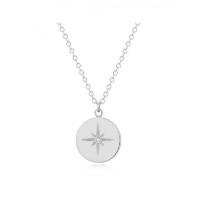 Collier PIXIES Acier et Oxyde de zirconium PNS0014-2WHZ