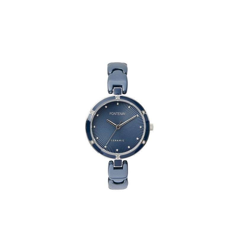 Montre Fontenay Jade bleu FPA02104