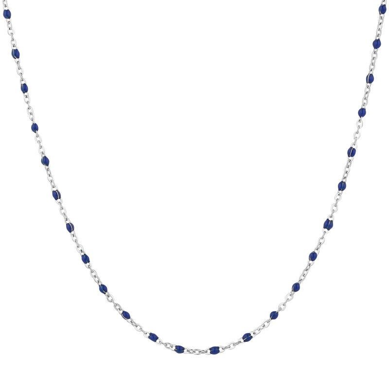 Collier PIXIES Acier et Perles PNS0030-2DBL