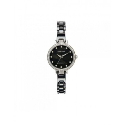 Montre Fontenay Grace acier noir FPA01004