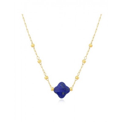 Collier PIXIES Acier et Lapis PNS0049-1LAZ