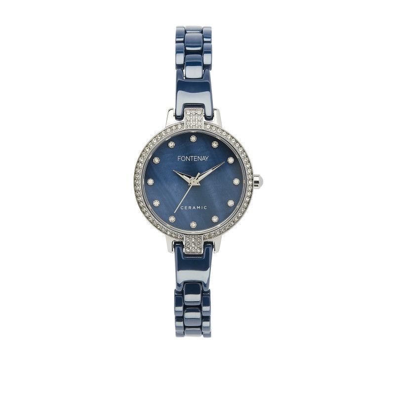 Montre Fontenay Grace acier bleu FPA01003