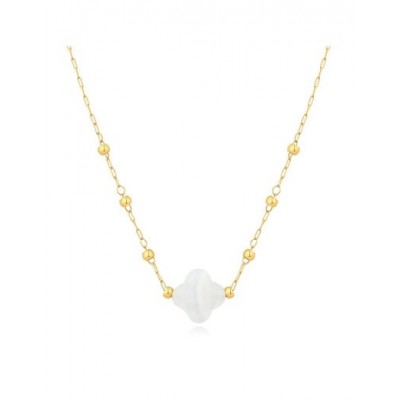 Collier PIXIES Acier et Nacre PNS0049-1MOP