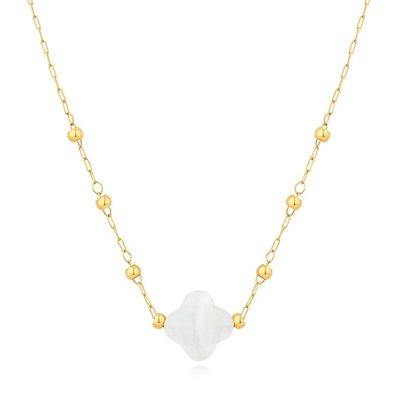 Collier PIXIES Acier et Nacre PNS0049-1MOP