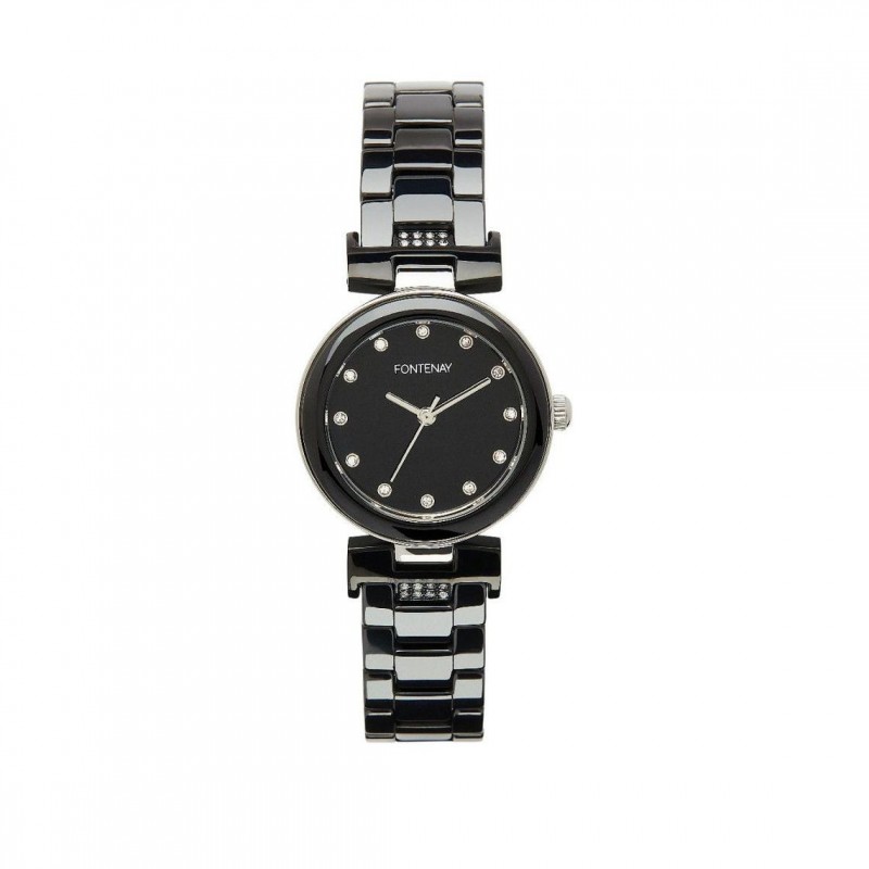 Montre Fontenay Eleanor noire FPA00901