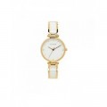 Montre à quartz Fontenay Caroline doré blanc FPA00803