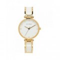 Montre à quartz Fontenay Caroline doré blanc FPA00803