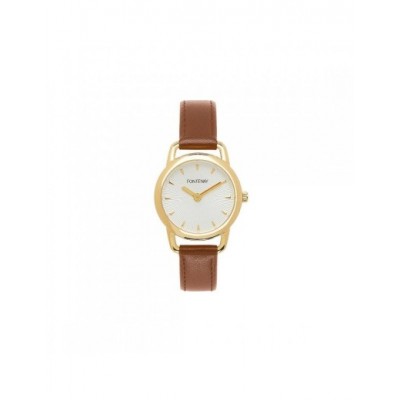 Montre Fontenay Rosanna doré marron FPA00702
