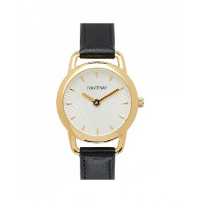 Montre Fontenay Rosanna doré noir FPA00701