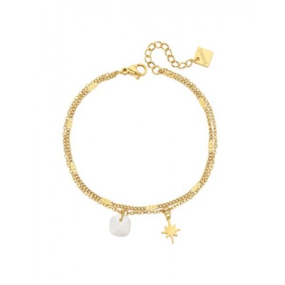 Bracelet PIXIES Acier et Nacre PBM0044-1MOP