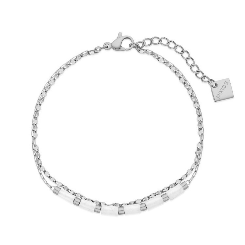 Bracelet PIXIES Acier et Nacre PBM0051-2MOP