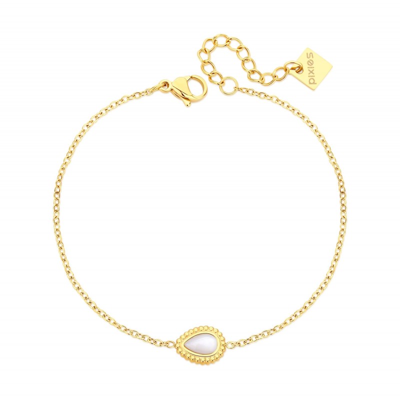 Bracelet PIXIES Acier et Nacre PBS0019-1MOP