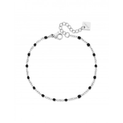 Bracelet PIXIES Acier et Perles PBS0030-2BLK