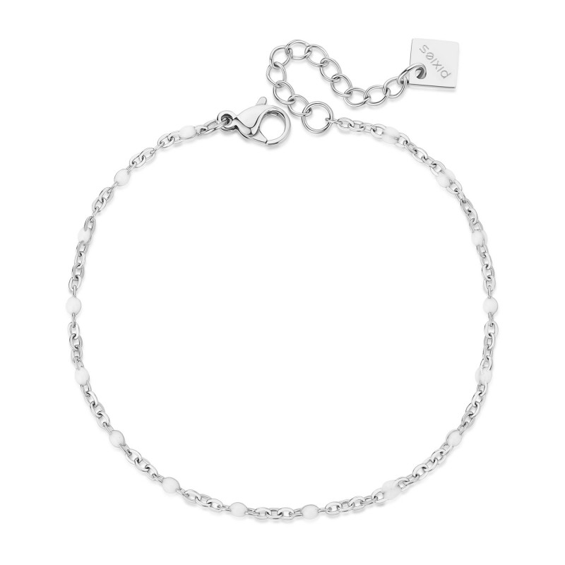 Bracelet PIXIES Acier et Perles PBS0030-2WHT