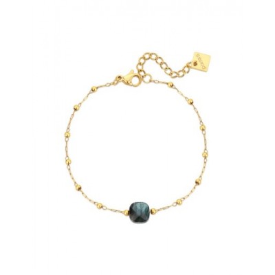 Bracelet PIXIES Acier et Labradorite PBS0039-1LAB