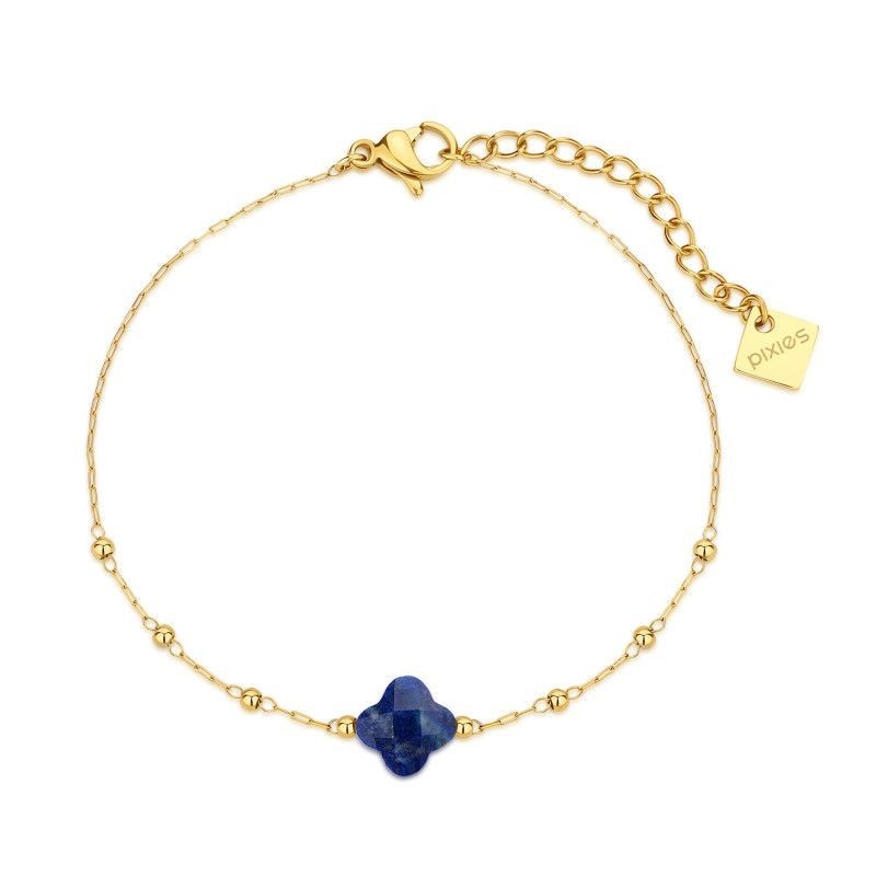 Bracelet PIXIES Acier et Lapis Lazuli PBS0049-1LAZ