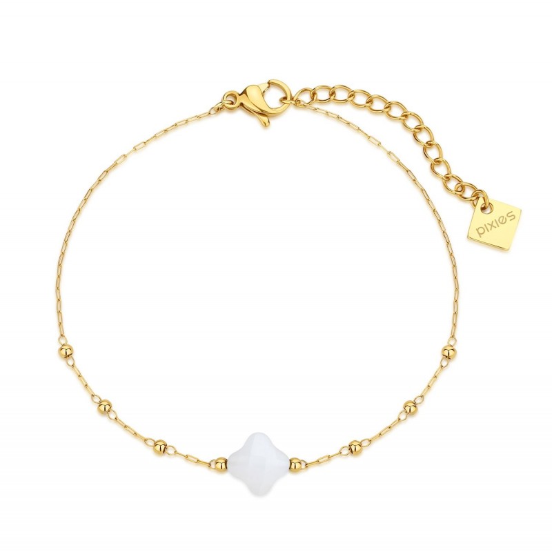 Bracelet PIXIES Acier et Nacre PBS0049-1MOP