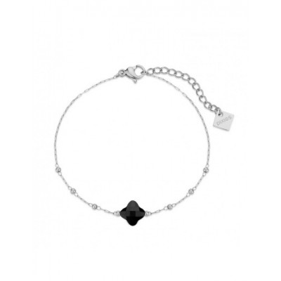 Bracelet PIXIES Acier et Onyx PBS0049-2BKO