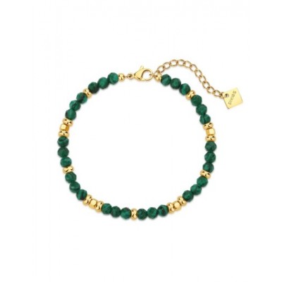 Bracelet PIXIES Acier et Malachite PBS0052-1MAL