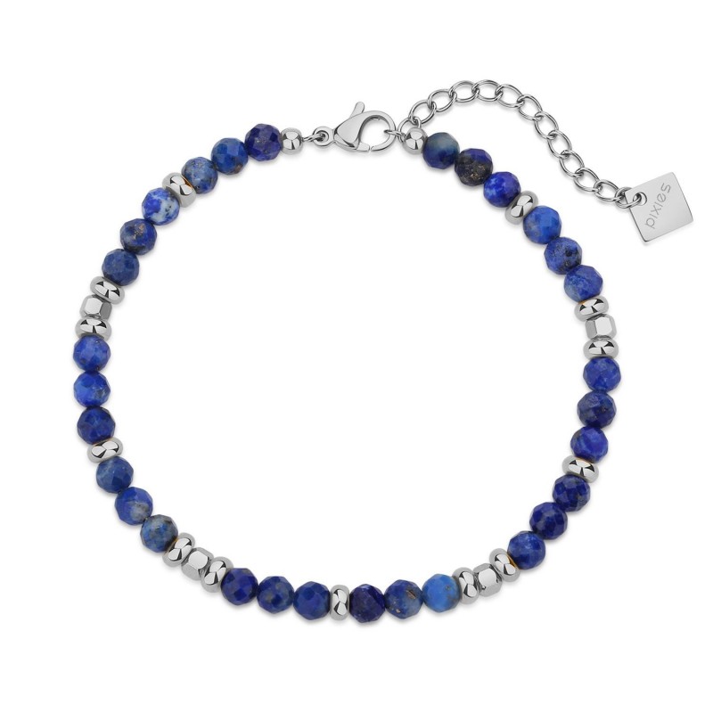 Bracelet PIXIES Acier et Lapis PBS0052-2LAZ