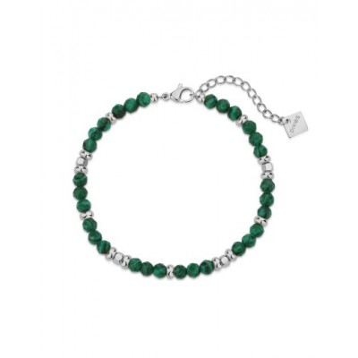 Bracelet PIXIES Acier et Malachite PBS0052-2MAL