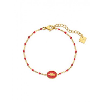 Bracelet PIXIES Acier et Perles PBS0083-1RED