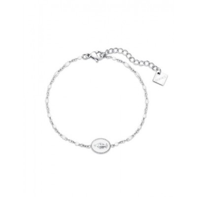 Bracelet PIXIES Acier et Perles PBS0083-2WHT
