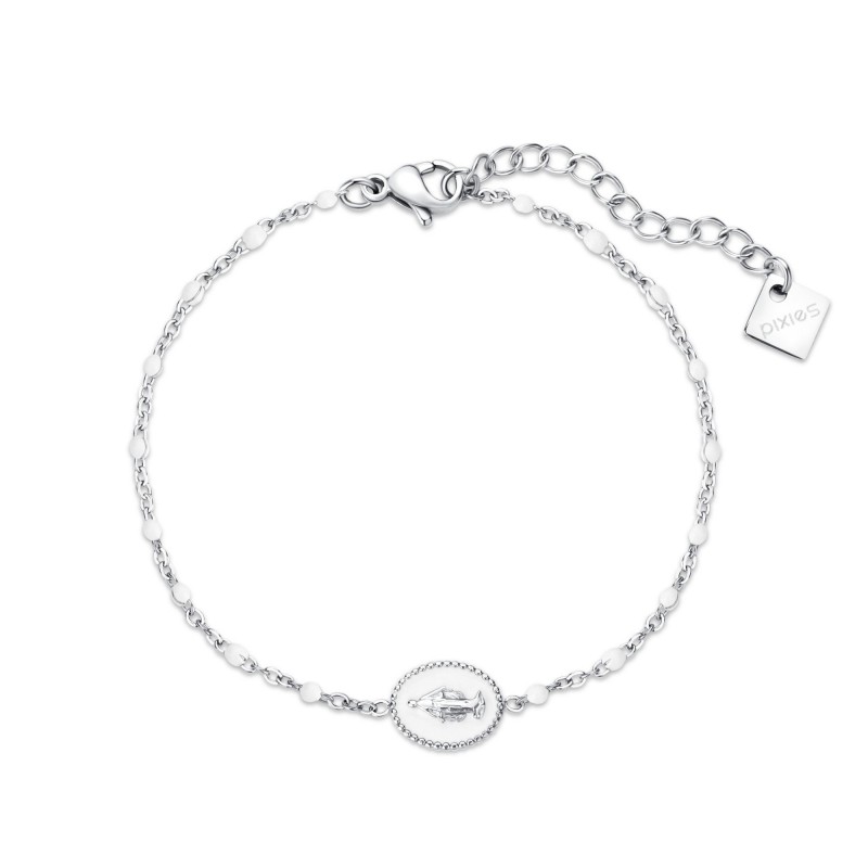 Bracelet PIXIES Acier et Perles PBS0083-2WHT