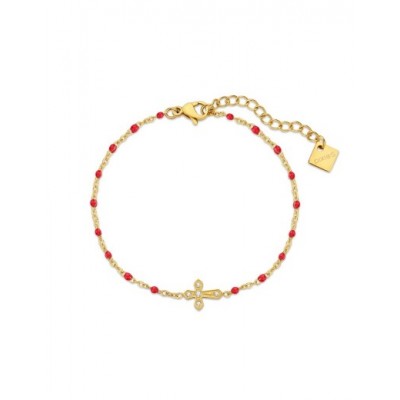 Bracelet PIXIES Acier et Perles PBS0084-1RED