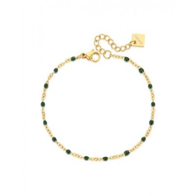 Bracelet PIXIES Acier et Perles PBS0030-1GRE