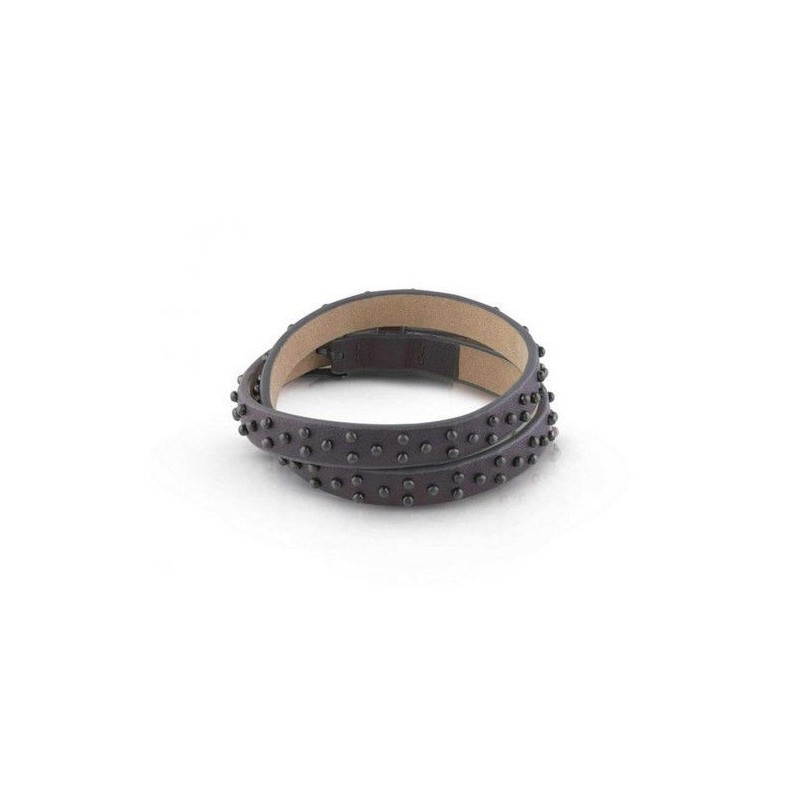 Bracelet Guess Hero - Cuir marron 2 tours UMB29017